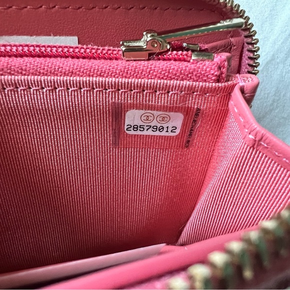 Authentic CHANEL Mini Wallet Matresse Rose - Picture 7 of 8